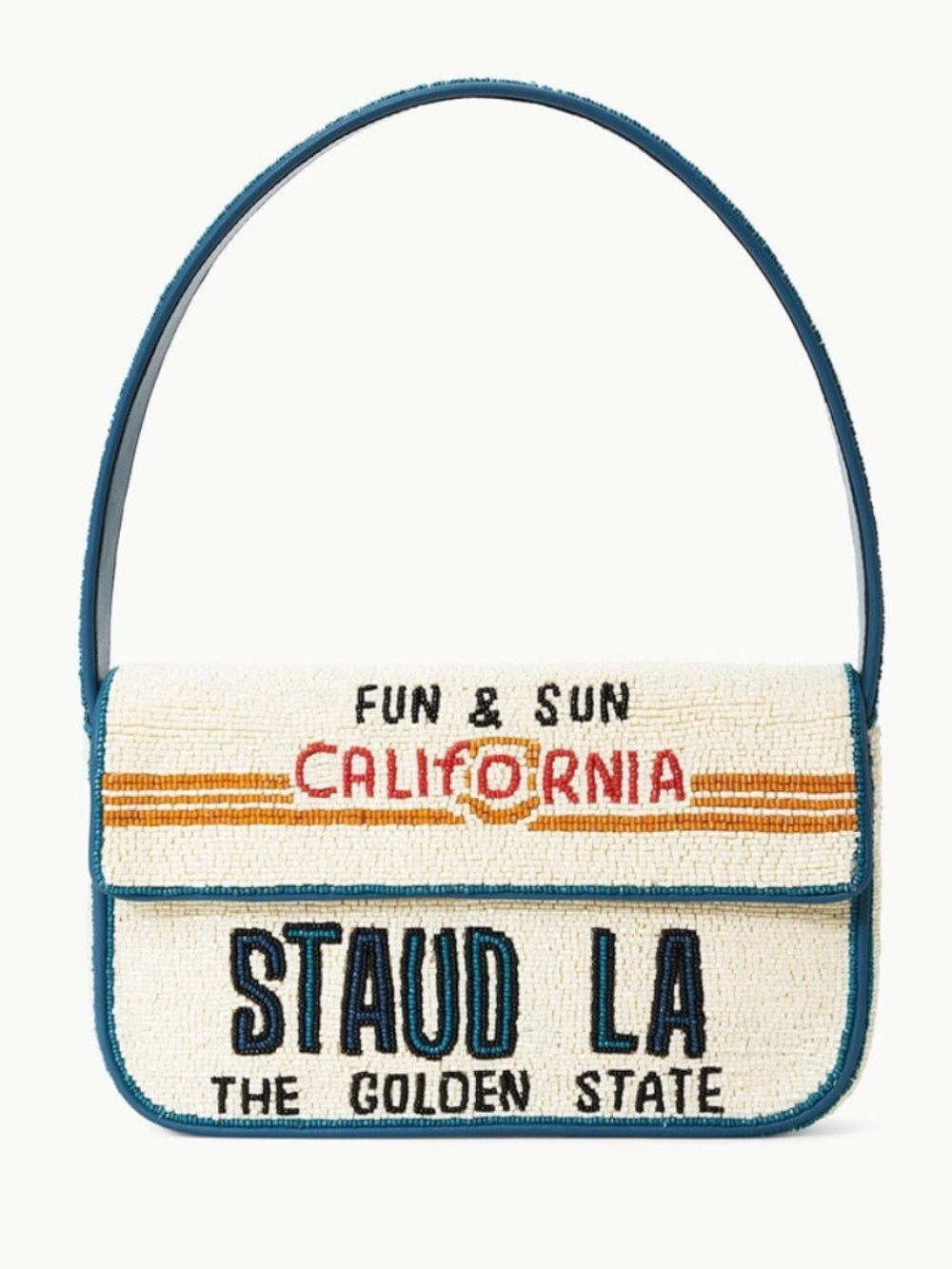NWT STAUD, Tommy Beaded Bag, Staud LA - Picture 1 of 10